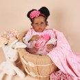 thumbnail image 4 of Takanini Reborn Baby Dolls 20" African American Silicone Limbs Realistic Baby Doll with Soft Body Birthday Gift, 4 of 8