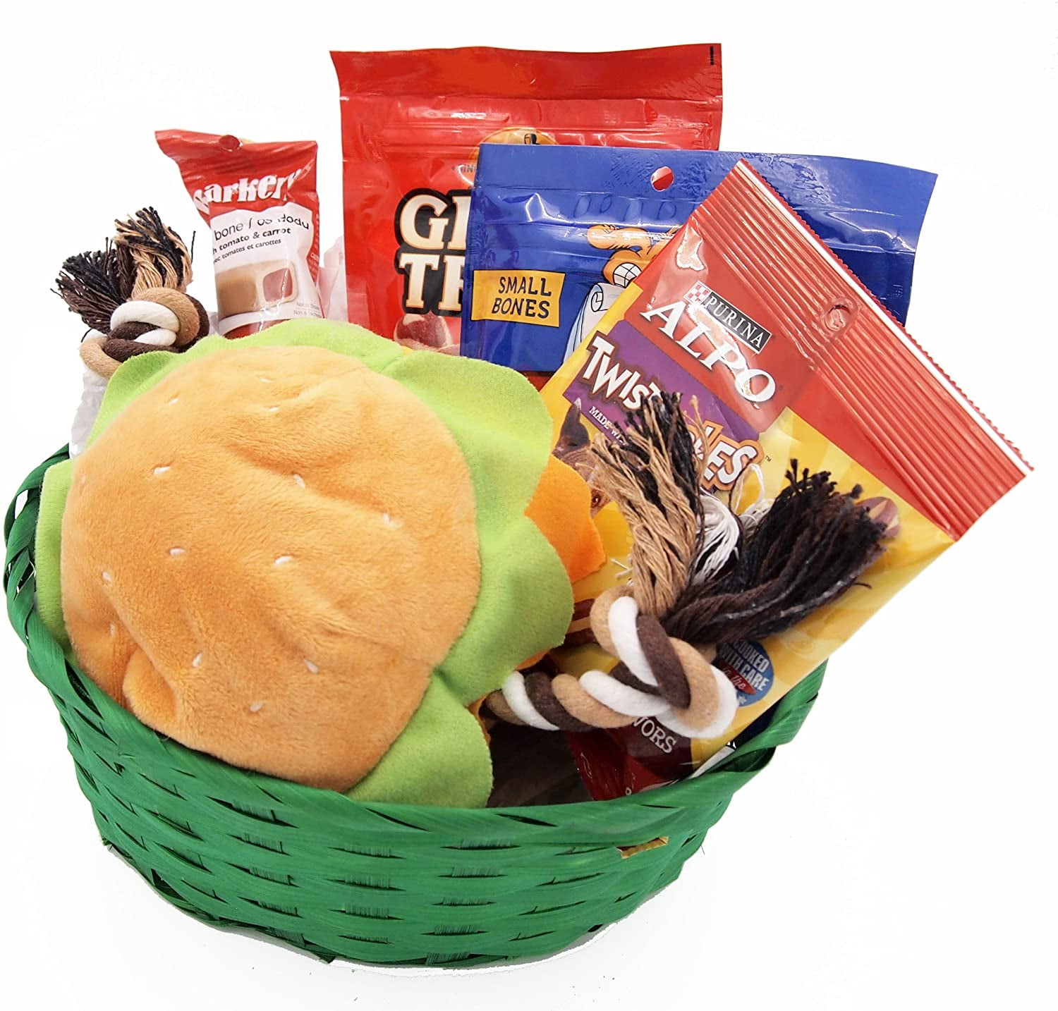 Dog Gift Basket Puppy Pets Treats Crewing Toy Holiday Set
