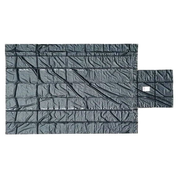 Super Light 14oz Steel Tarp Truck Trailer Tarp 16' x 27' with Flap