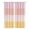 Orange, variant on Colorful Stripe Kitchen Curtains 84 Inch Length, Modern Pink Red Yellow Vertical Striped Grommet Top Bedroom Living Room Curtains, Light Filtering Cafe Curtain Drapes 2 Panels Set 84''x84''