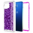 thumbnail image 4 of Moto G 5G Plus Case, Moto One 5G Case, Rosebono Graphic Design Shockproof Impact Resistant Protective Full-Body Rugged Clear Hybrid Bumper Case fOR Moto G 5G Plus / One 5G (Purple Shell), 4 of 5