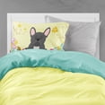 thumbnail image 2 of Carolines Treasures BB6014PILLOWCASE Easter Eggs French Bulldog Black Fabric Standard Pillowcase Standard multicolor, 2 of 2