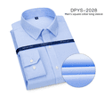 thumbnail image 3 of Camisa de vestir de algodón puro de alta gama para hombres y mujeres, estilo informal de negocios, antiarrugas, de algodón completo, camisa de cuello blanco para hombres, 3 of 5