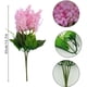 thumbnail image 3 of Ramos de flores artificiales Glicinia Jacinto para jarrón Hogar Interior Exterior Jardín Hotel Fiesta Boda Imitación, 3 of 4