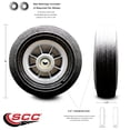 thumbnail image 2 of 8" x 2.5" Flat Free Hand Truck Dolly Wheel Only w/2.5" Centered Hub&Ball Bearing, 2 of 2