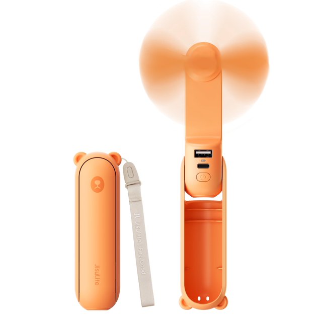 Ventilador de mano JISULIFE portátil 3 en 1 recargable por USB
