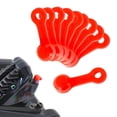 thumbnail image 3 of Dalazy 10x BIKE RUBBER BRAKE BLEED NIPPLE GREASE CAPS DUST COVER Red, 3 of 9