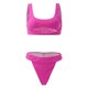 thumbnail image 2 of Gibobby Conjunto de Traje de Baño para Mujer Bikini de talle para mujer, traje de baño de dos piezas con realce, traje de baño de moda, conjunto de Bikin(Rosa caliente,CH), 2 of 4
