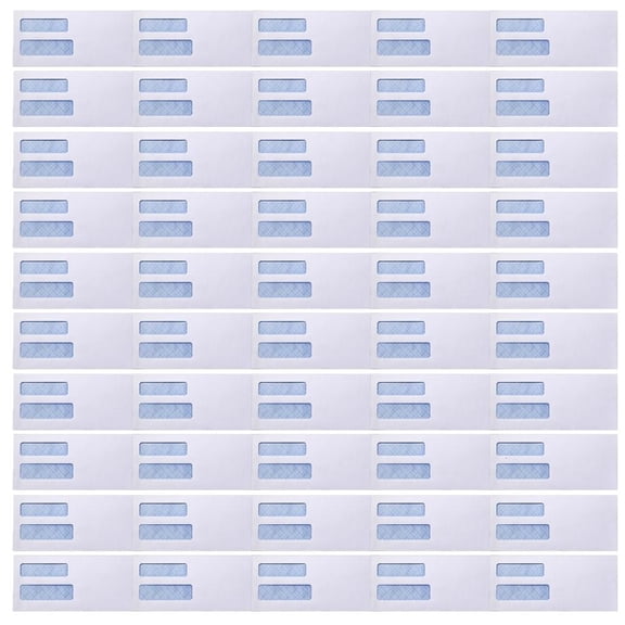 Giaone Privacy Protected Envelopes Double Display Window Office Mailing Solution