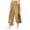 Khaki, variant on JIKNTTR Women's Pants Comfort Fashion Loose Fit High Waisted Open High Slit Pants Relaxed Casual Yoga Beach Flowy Pants