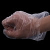 100Pcs Large Size Plastic Transparent Disposable Gloves BBQ Film Gloves