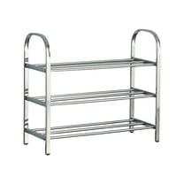 geerera Multi Tier Stainless Steel Shoe Rack Doorway Organiser Easy Shoe Cabinet