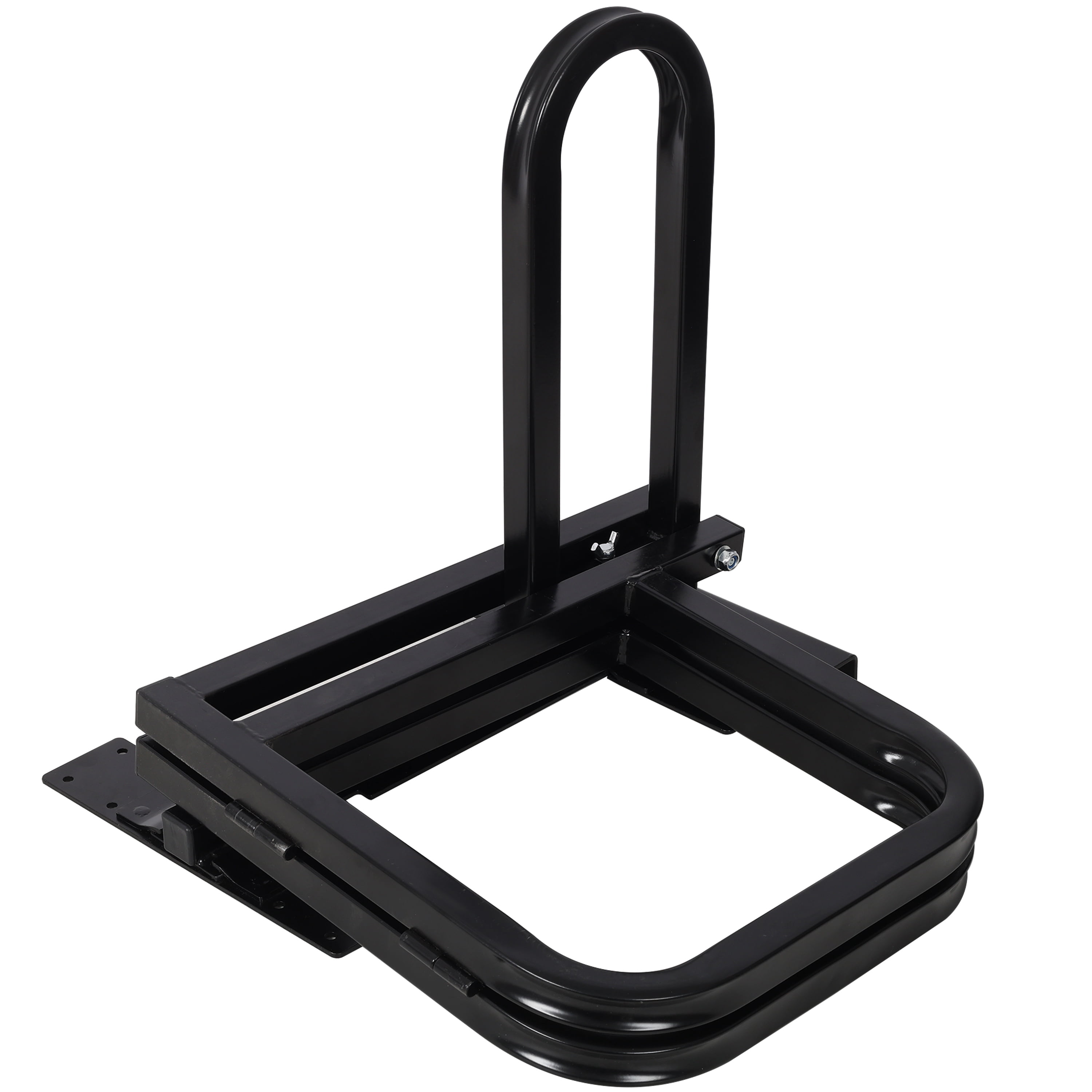 Truck Tailgate Mounting Step, 300 LBS Capacity, Foldable Design, Hand Rail, Powder Coated, Universal Fit