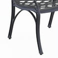 thumbnail image 4 of Home Styles Fauteuil de Salle à Manger Extérieur Biscayne en Finition Noire (Lot de 2), 4 of 5