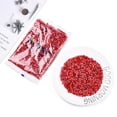 thumbnail image 3 of 1Bag Opaque & Transparent Inside Colours 6/0 Glass Seed Beads Round Hole Round Mixed Color Red 4mm Hole: 1.4~1.5mm, 3 of 6