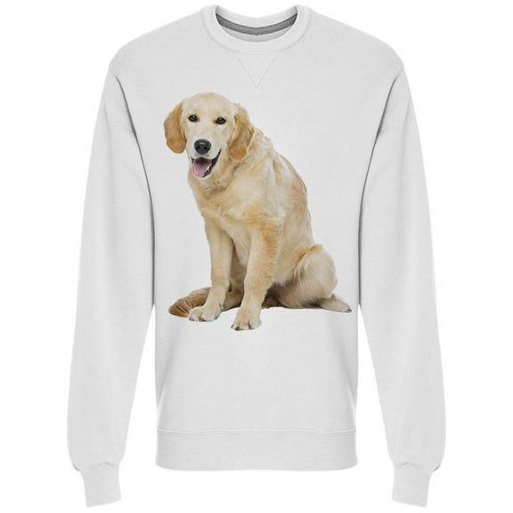 Young Beautiul Golden Retriever Sweatshirt Men -Image by Shutterstock, Male Medium
