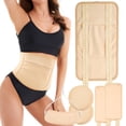 thumbnail image 3 of 4Pcs Waist Neck Oil Pack Set with Chest Pads Washable Reusable Knee Essential Oil Wrap Mess-Free Oil Pack Wrap with Adjustable Elastic Straps Soft Comfortable Oil Pack for Chest Waist Nec, 3 of 6