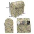 thumbnail image 4 of Floral Stand Mixer Cover, Aster Blossoms Herbs Medicinal Plants Botanical Forest Leaves Pattern, Kitchen Appliance Organizer Bag Cover with Pockets, 5 Quarts, Beige and Multicolor, by Ambesonne, 4 of 4