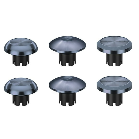 Compatible with PS5 DualSense Edge Controller Metal Thumb Stick Caps, Analog Stick Joystick Replacement Parts Accessory Kit