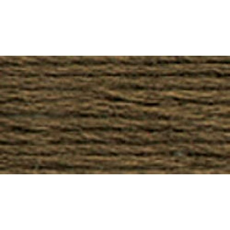 UPC: 0077540272334 | DMC Six-Strand Dark Mocha Brown Embroidery Cotton Yarn  8.7 Yd.  12 Count