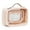 Pink#7406💥, variant on Makeup Bag Portable Cosmetic Organizer | Large Capacity Leather Travel Storage Case • Milky White Rose Color • 270° Wide Opening, Multi-Pocket Design, Easy-Clean, Versatile Toiletry & Beauty