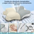 thumbnail image 2 of GALASALA Almohadas Memory Foam, Almohada Ortopedica Cervical para Dormir el Dise&ntilde;o Ortop&eacute;dico Ergon&oacute;mico Alivia el Dolor de Cuello, Adecuada para Dormir de Lado, Espal, 2 of 6