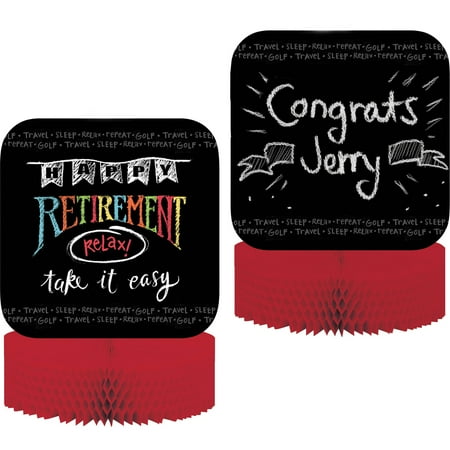  Retirement  Chalk Centerpiece Walmart  com