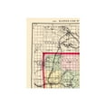 thumbnail image 3 of Historic County Map - Eaton County Michigan - Walling 1873 - 23 x 30.56 - Vintage Wall Art, 3 of 5