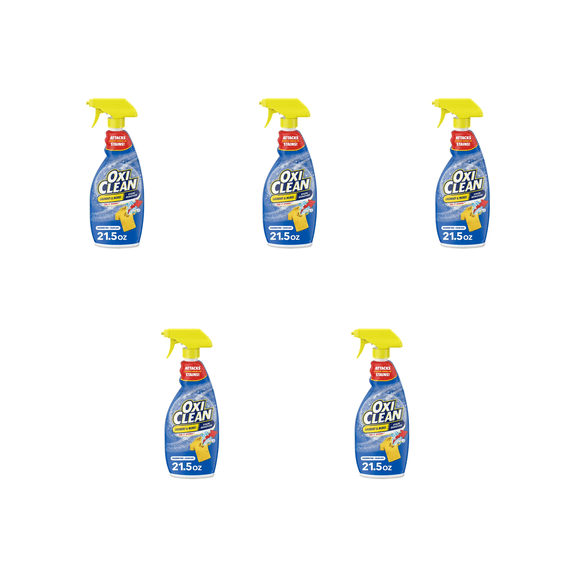 OxiClean Spray Stain Remover( 21.5 fl oz x 5 ) – 5 Pack bottles