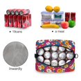 thumbnail image 4 of FORMRS Reusable Lunch Bag for Work School Leakproof Insulated Cooler with Adjustable Shoulder Strap, Red Whimsical Floral, 4 of 6