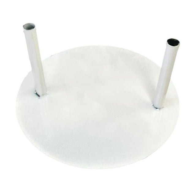 KLKCMS Support de Présentation de Fleurs Base Debout Support de Fleurs pour Fête Fournitures de Mariage Cérémonie de Réception Anniversaire Double Poteau