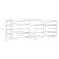 thumbnail image 4 of Storex 12-Compartment Literature Organizer/Document Sorter, Black, 4 of 5
