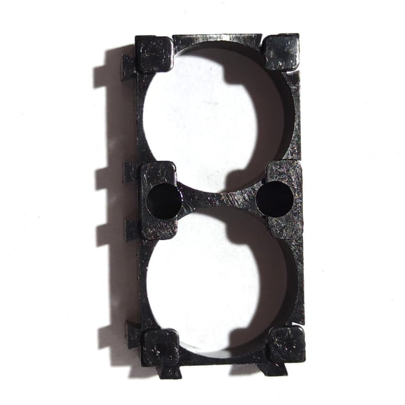 ziyahi Rechargeable Battery Holder Li-ion Battery Cells Combined Frame ABS Plastic Bracket Stand, 2-slot
