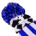 thumbnail image 3 of 3Pcs Pom Pom Golf Driver Hybrid Fairway Headcover Woods Funda protectora Azul Sunnimix Pom Pom Headcover, 3 of 8