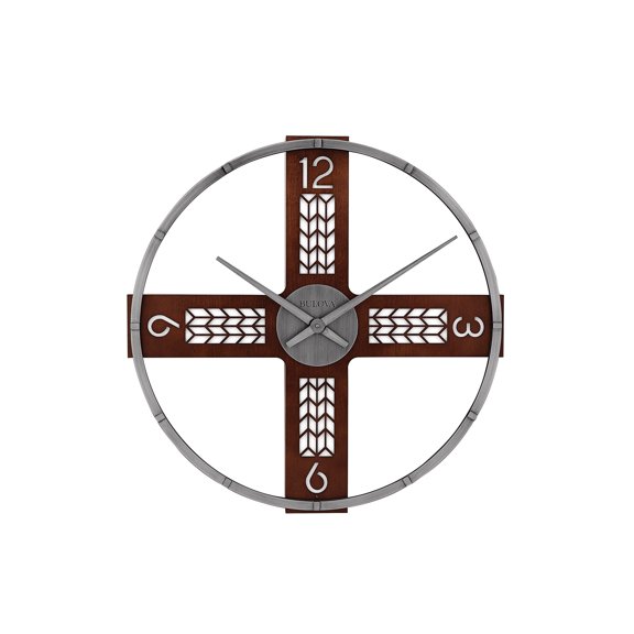 Flagstaff Oversize Lighted Wall Clock by Bulova
