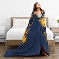thumbnail image 5 of University of Akron Fleece Blanket, Very Soft Microfiber Flannel Blanket for Couch Warm and Cozy for All Seasons, 5 of 6