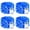 Blue, variant on 4 Pack 16FT 50 LED Battery Operated Fairy Lights with Timer, Indoor Outdoor Starry String Lights for Bedroom Classroom Wedding Home Decor - Warm White