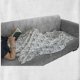 thumbnail image 6 of Tattoo Soft Flannel Fleece Throw Blanket, Abstract Pattern with Mountains Trees and Eagle Adventure and Outdoors, Cozy Plush for Indoor and Outdoor Use, 50" x 60", Black White Pale Grey, by Ambesonne, 6 of 6