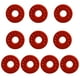 thumbnail image 3 of 10 Uds. Cerraduras Correa Guitarra Bloques Antideslizantes Silicona para Entusiastas La () Rojo, 3 of 5