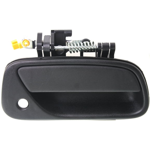 Exterior Door Handle Compatible with 1993-1998 Toyota T100 Front, Passenger Side Textured Black