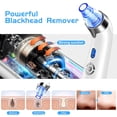 thumbnail image 3 of Aspirador de poros para eliminar puntos negros, limpiador de poros faciales, herramienta eléctrica extractora de puntos blancos para acné y comedones con 5 potencias de succión, 4 sondas, succión para Namotu CZMY-ZH44-1, 3 of 7