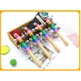 thumbnail image 4 of Wooden Colorful Rattles Rainbow Baby Early Education Educational Rattle Toy, 4 of 9