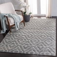 thumbnail image 2 of SAFAVIEH Martha Stewart Lucia Shag Area Rug, Dark Grey/Light Grey, 4' x 6', 2 of 7