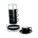 thumbnail image 1 of Lipstore Ceramic Espresso Cups Espresso Mugs Cappuccino Cups for Tea Latte Cappuccino 5OZ, 1 of 8