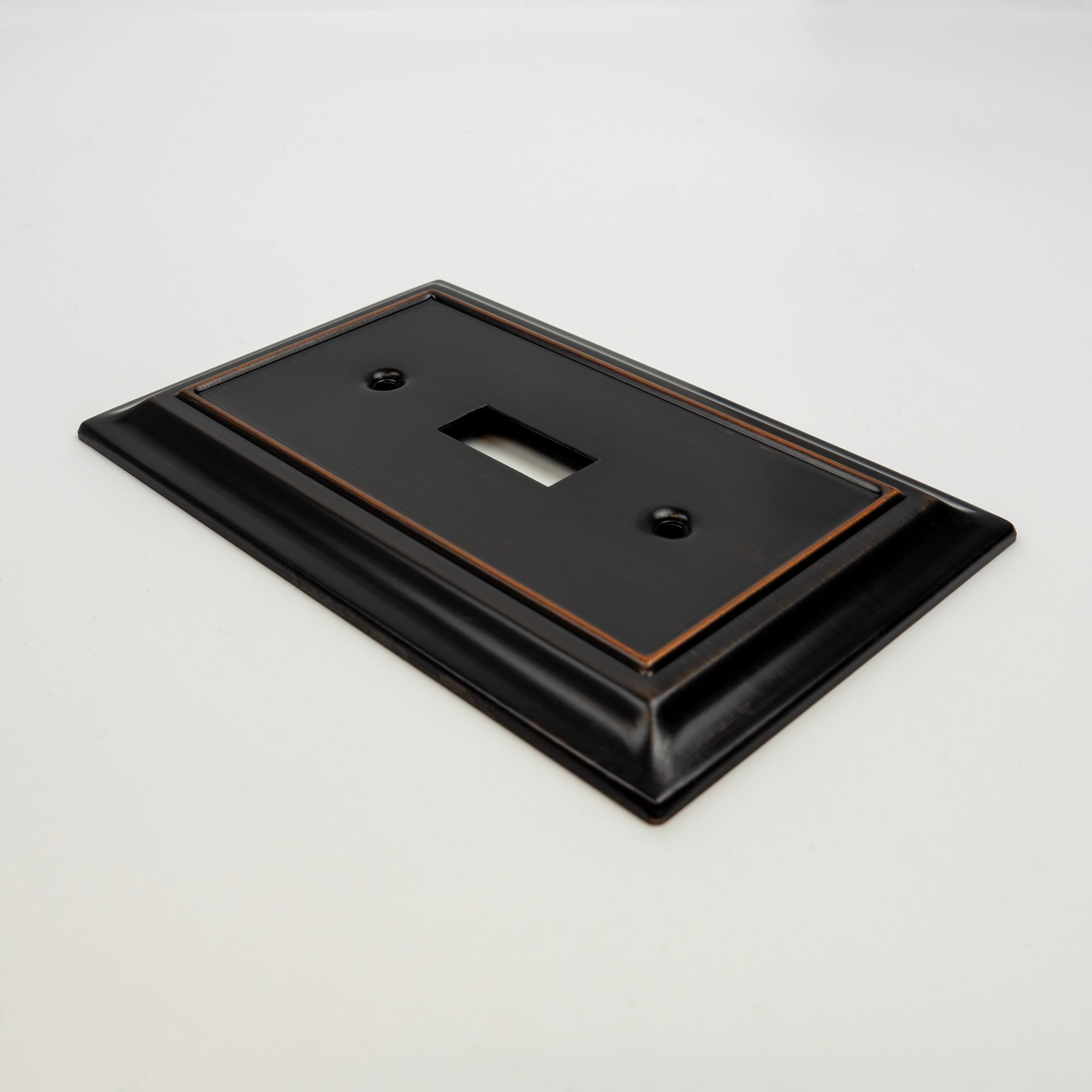 Elumina 150RDBNB Sydney Aged Bronze Steel 1 Rocker Standard 5 in. Tall Wallplate