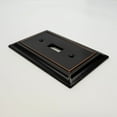thumbnail image 3 of Elumina 150TTDBNB Sydney Aged Bronze Steel 2 Toggle Standard 5 in. Tall Wallplate, 3 of 5