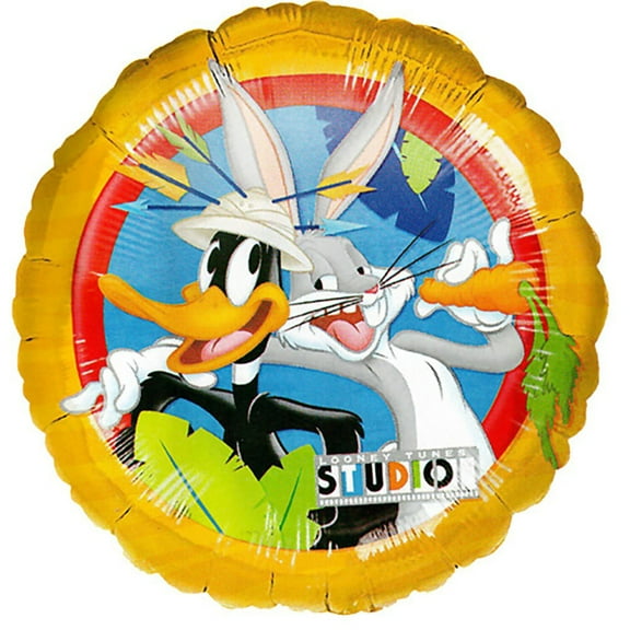 18 inch Looney Tunes Safari Anagram Foil Mylar Balloon - Party Supplies Decorations