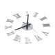 thumbnail image 1 of Reloj de pared con diseño de números romanos, acrílico, silencioso, sin marco, para casa y oficina., 1 of 14