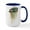 White/Navy Inside, variant on CafePress - Nerf Classic Melted Logo Mugs - 15 oz Ceramic Large White Novelty Mug