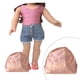 thumbnail image 4 of Bolsa de transporte para muñecas de 18 pulgadas, mochila portátil para accesorios de muñecas, mochila escolar Bolso Naranja, 4 of 9